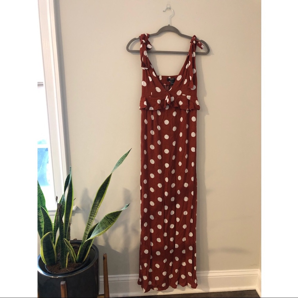 Dots maxi dress
